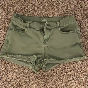Super Cute Olive green boyfriend shorts
